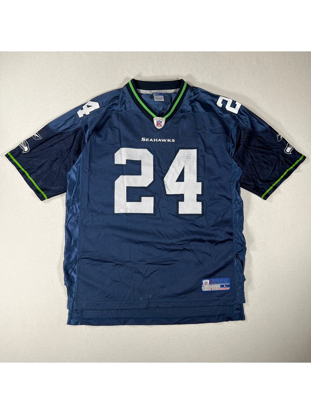 Reebok Seattle Seahawks Shawn Springs NFL jersey Size L